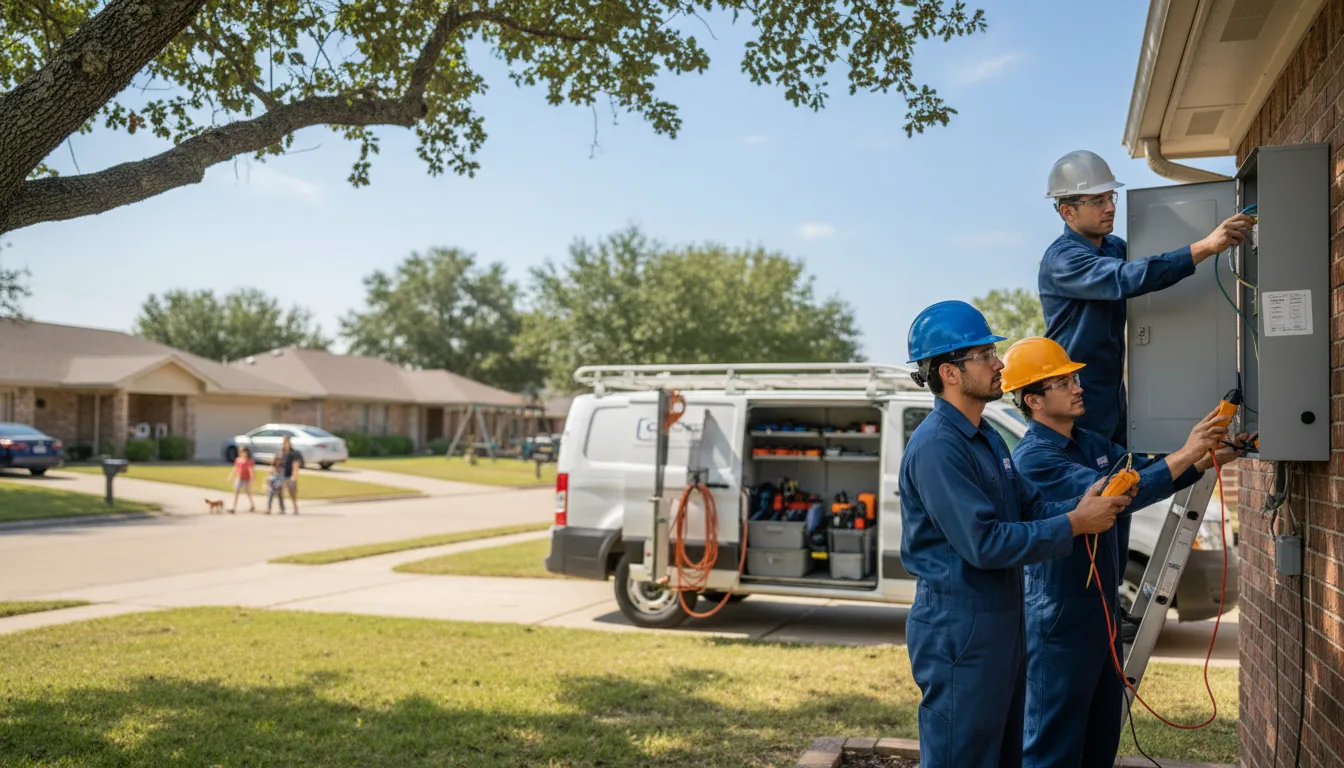 Certified electrician providing emergency electrical services in Newington, GA